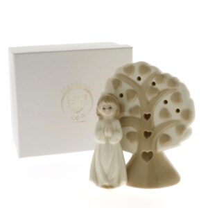 SANTUS GIRL ALBERO LED  H 12CM CON BOXE