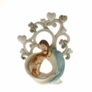 COLORE ICONA SACRA FAMIGLIA H 22CM