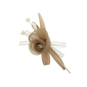 B0664TORT Ilenia ramo cm 14 tortora 60/600  12PEZZI