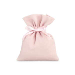 SACCHETTO RASO ROSA 8X10CM