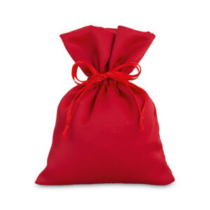 SACCHETTO RASO ROSSO 10X14CM