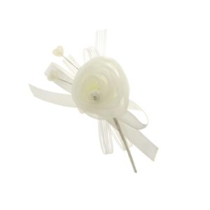 B0664BIAN Ilenia ramo cm 14 bianco 60/600  12PEZZI