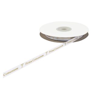 NASTRO COMUNIONE B.CO 10MM 25MT