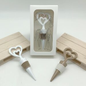 Sposi tappo cuori S/2