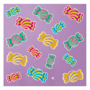 TOVAGLIOLI CANDY 16 PEZZI 33X33