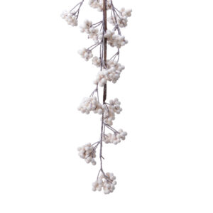 Berry Garland WoolWhite