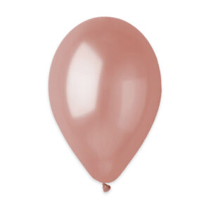 PALLONCINI IN LATTICE 12 ROSA GOLD METAL  100PEZZI LARGE