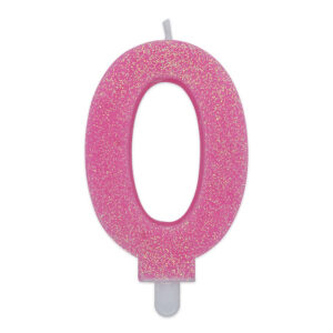 CANDELINA ROSA GLITTER N.0
