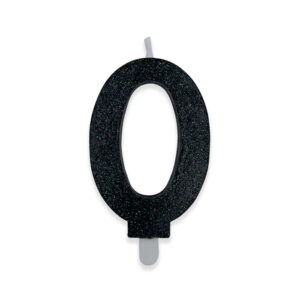 CANDELINA NERO GLITTER N.0