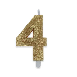 Candelina Oro Glitter N.4