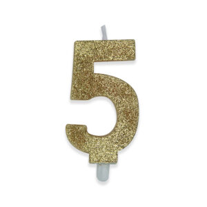 Candelina Oro Glitter N.5