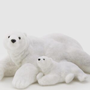 Orso polare c/cucciolo H12