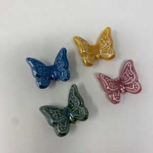 magnete farfalla porcellana colori assortiti