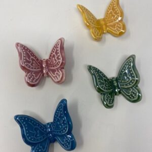 magnete farfalla porcellana colori assortiti