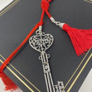 bomboniera laurea microfusione chiave felicita' cnappa