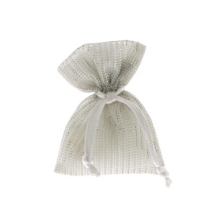 ANNIVERSARY BAG SILVER 7X10CM