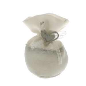 CUORE SILVER PALLA   10CM